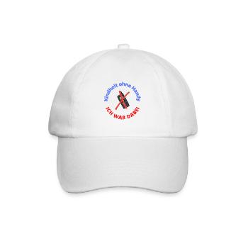 Kindheit ohne Handy 2 - Baseballkappe - Weiß/Weiß - Vorne