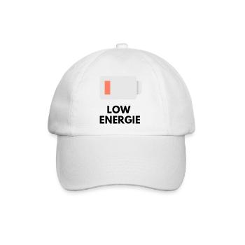 Low Energie - Baseballkappe - Weiß/Weiß - Vorne