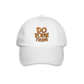 Mach dein Ding - Baseballkappe - Weiß/Weiß - Vorne