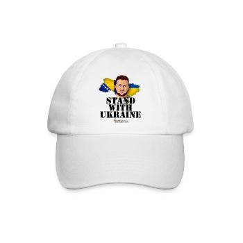Ukraine Bosnien und Herzegowina - Baseballkappe - Weiß/Weiß - Vorne