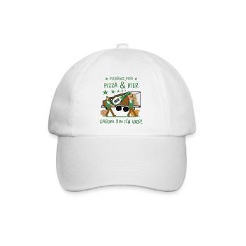 Umzugs Helfer - Baseballkappe - Weiß/Weiß - Vorne