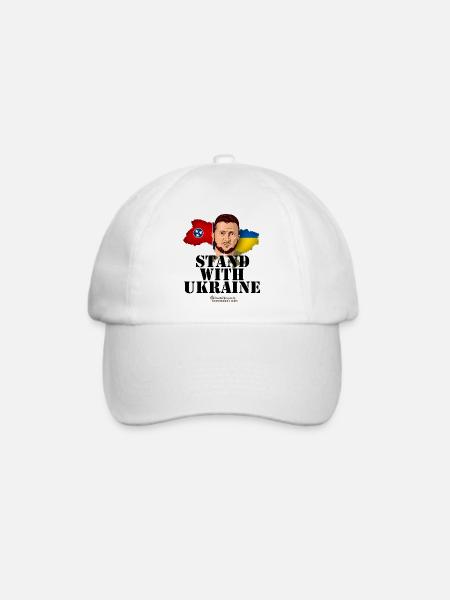 Ukraine Tennessee - Baseballkappe - Weiß/Weiß