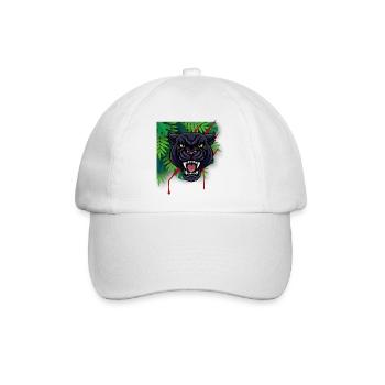 Panther - Baseballkappe - Weiß/Weiß - Vorne