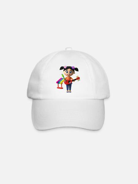 LUSTIG 17 - Baseballkappe - Weiß/Weiß