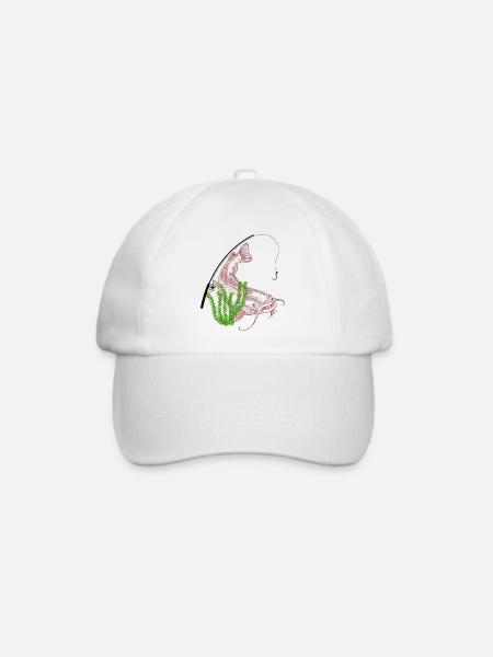 Angelsport Welz - Baseballkappe - Weiß/Weiß