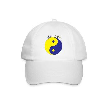 Glauben - Baseballkappe - Weiß/Weiß - Vorne