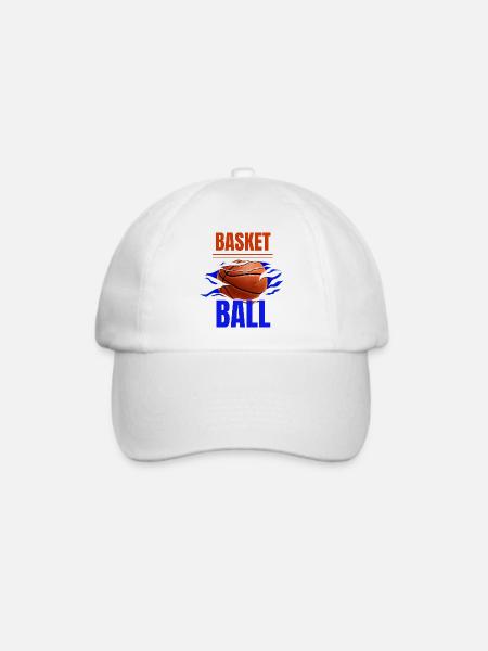 Basketball - Baseballkappe - Weiß/Weiß
