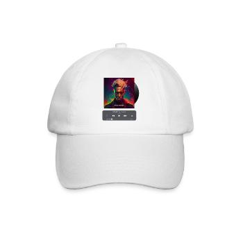 Mind my mood, Album cover, Art of music, AI shirts - Baseballkappe - Weiß/Weiß - Vorne