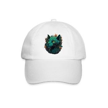 Panter Panter Vintage Gaming - Baseballkappe - Weiß/Weiß - Vorne