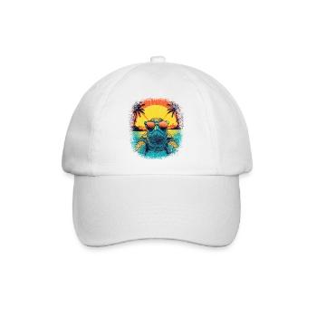awesome gift idea present idea - Baseballkappe - Weiß/Weiß - Vorne