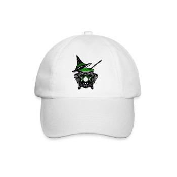 Hexenkessel Hexenhut Hexen Walpurgisnacht - Baseballkappe - Weiß/Weiß - Vorne