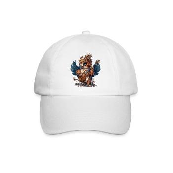 Klassischer Greif - Baseballkappe - Weiß/Weiß - Vorne