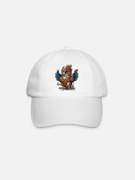 Klassischer Greif - Baseballkappe - Weiß/Weiß