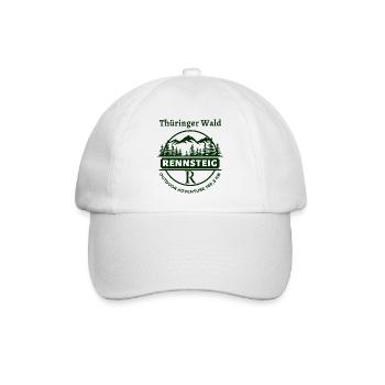 Rennsteig-Thüringer Wald-Thüringen - Baseballkappe - Weiß/Weiß - Vorne