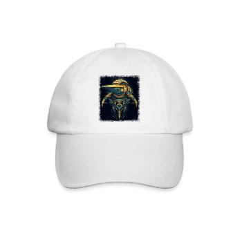 birthday present family crest quote animal - Baseballkappe - Weiß/Weiß - Vorne