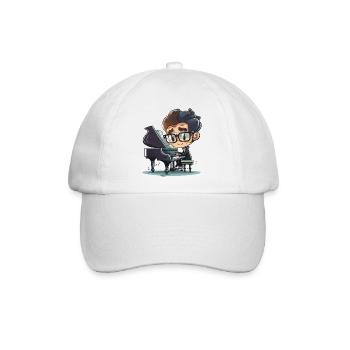 Klassischer Virtuose - Baseballkappe - Weiß/Weiß - Vorne