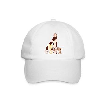 4-jähriges Jubiläum - vierjähriges Jubiläum Tiere - Baseballkappe - Weiß/Weiß - Vorne
