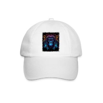 gift idea love counterculture gift present idea - Baseballkappe - Weiß/Weiß - Vorne