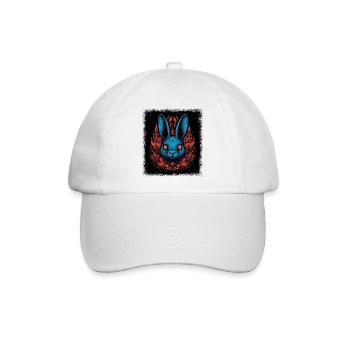 eastern bloc best fun happy green easter for men - Baseballkappe - Weiß/Weiß - Vorne