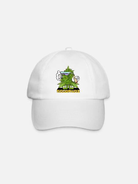 GOODBUDZ - Baseballkappe - Weiß/Weiß