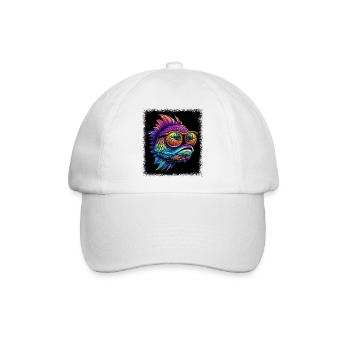 funny quote birthday present idea fish head - Baseballkappe - Weiß/Weiß - Vorne
