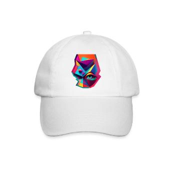 Retro 1 cut - Baseballkappe - Weiß/Weiß - Vorne