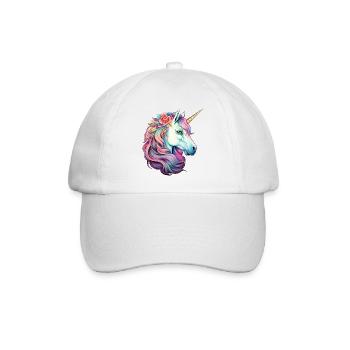 Unicorn - Baseballkappe - Weiß/Weiß - Vorne