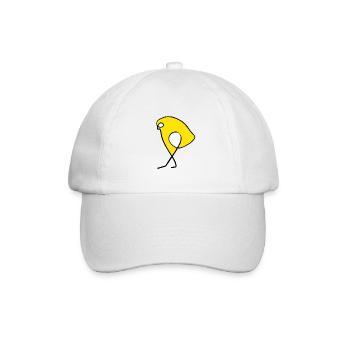 Spatz - Baseballkappe - Weiß/Weiß - Vorne