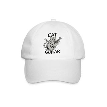 Gitarrist - Baseballkappe - Weiß/Weiß - Vorne