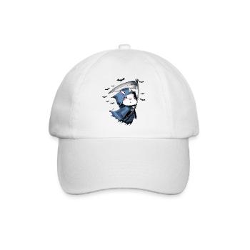 Halloween, Party, Halloween - Baseballkappe - Weiß/Weiß - Vorne
