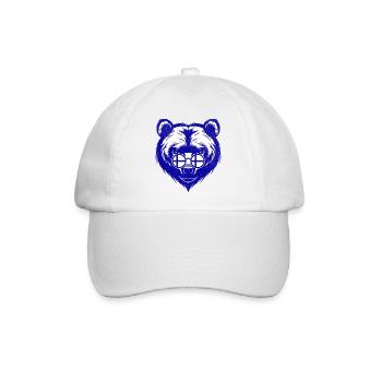 Finnland Bär - Flagge von Finnland Sonnenbrille - Baseballkappe - Weiß/Weiß - Vorne