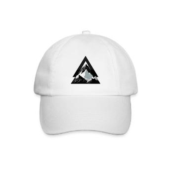 Berg-, Kletter- und Erkundungsgeschenk - Baseballkappe - Weiß/Weiß - Vorne