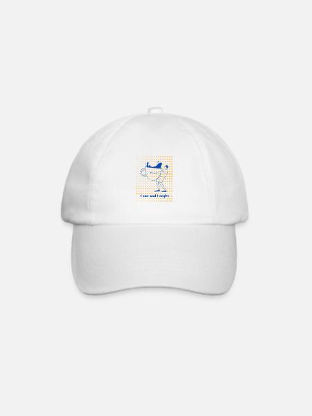 Ich kann und ich könnte - Baseballkappe - Weiß/Weiß