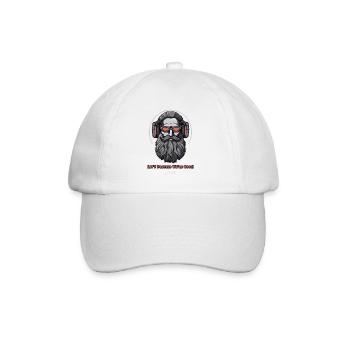 Lass uns so tun als wären wir cool - Baseballkappe - Weiß/Weiß - Vorne
