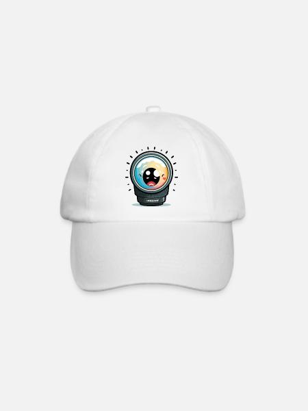 Der Lensman - Baseballkappe - Weiß/Weiß