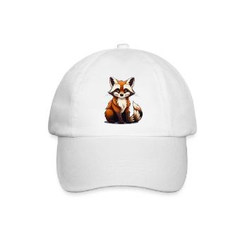Waschen Bär Niedlicher Panda Logo - Baseballkappe - Weiß/Weiß - Vorne