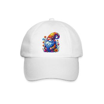 Gnom-Goblin-Elf - Baseballkappe - Weiß/Weiß - Vorne