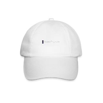 Tontechniker Fader Lila - Baseballkappe - Weiß/Weiß - Vorne