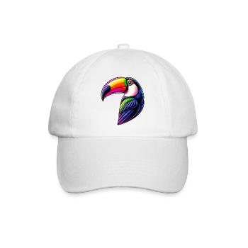 Tukan - Baseballkappe - Weiß/Weiß - Vorne