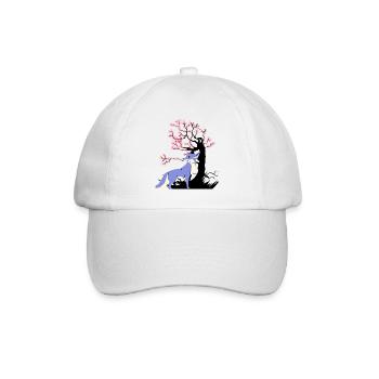 Fuchs Fantasy Waldtier Märchenfigur Kind - Baseballkappe - Weiß/Weiß - Vorne