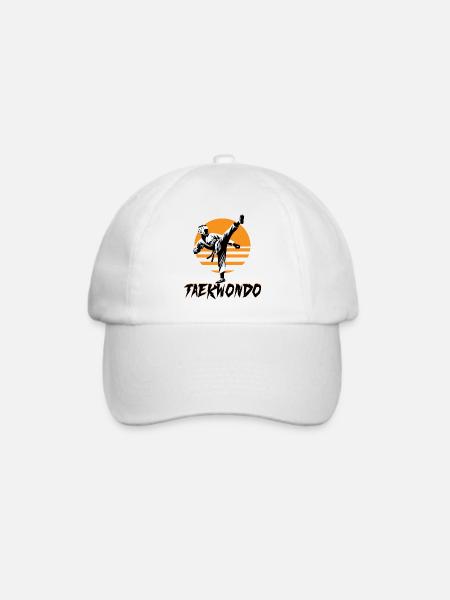 Taekwondo - Baseballkappe - Weiß/Weiß