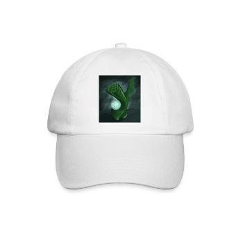 Abstrakte Skulptur - Baseballkappe - Weiß/Weiß - Vorne