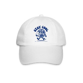 Stay Cool in Summer | Sommer Ventilator Fan Retro - Baseballkappe - Weiß/Weiß - Vorne
