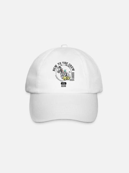 NEW TO THE CREW- WELCOME BABY - Baseballkappe - Weiß/Weiß