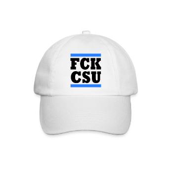 Fck csu - Baseballkappe - Weiß/Weiß - Vorne