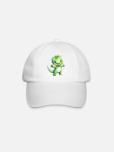 Dinoklasse Klassentier Dinosaurier - Baseballkappe - Weiß/Weiß
