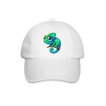Chamäleon - Baseballkappe - Weiß/Weiß - Vorne