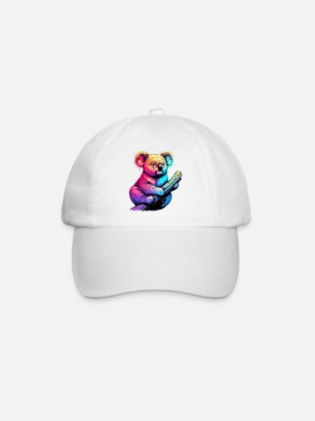 Koala - Baseballkappe - Weiß/Weiß