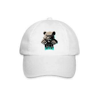 AustriaDerBär Bärenbande - Baseballkappe - Weiß/Weiß - Vorne
