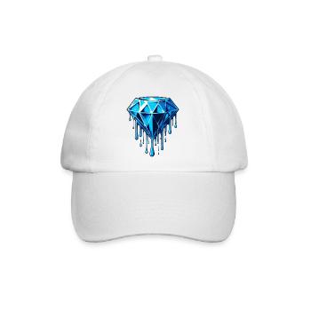 Diamant - Baseballkappe - Weiß/Weiß - Vorne
